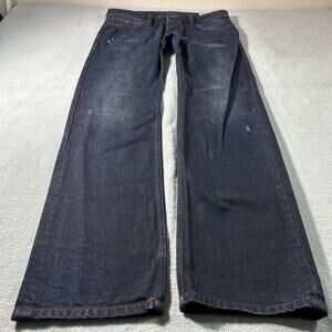 Y2k 2000s Diesel Safado 3D Loose Baggy Jeans 30x30 Button Fly Relax Durable Blue